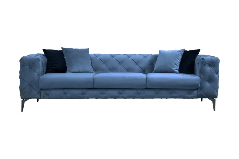 Beachport Soffa 3-sits - Blå — Manor House