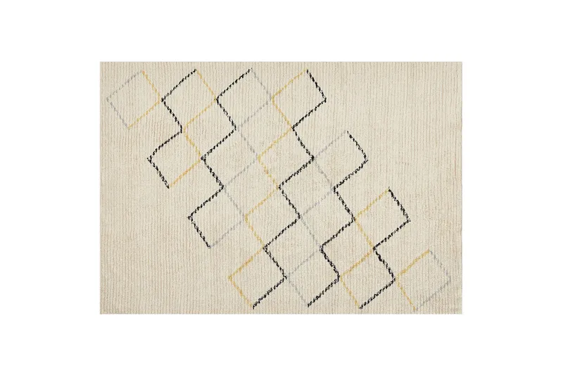 Beige Bomullsmatta 160x230 cm - Beige — Beige