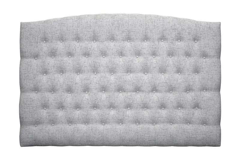 Belda Sänggavel 180 cm Svängd - Ljusgrå — Ljusgrå
