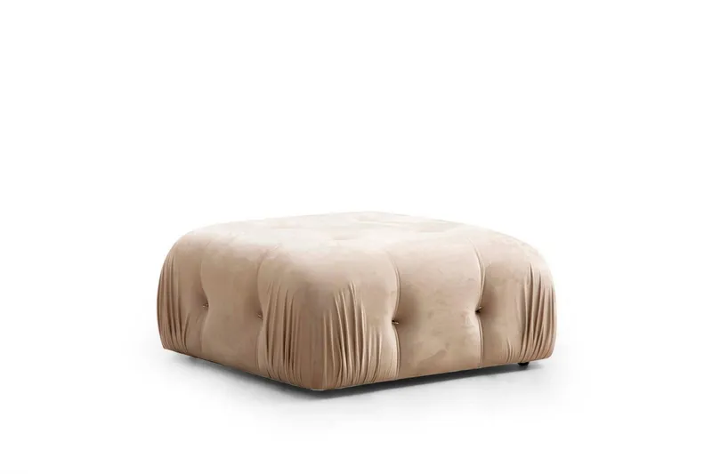 Belgin Fotpallsmodul 95 cm Med Hake - Beige — Andrarum