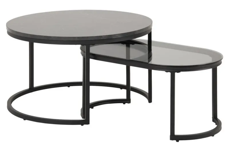 Belgrat Soffbord 70 cm - Svart — Svart
