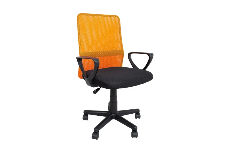 Belinda Kontorstol Svart/Orange