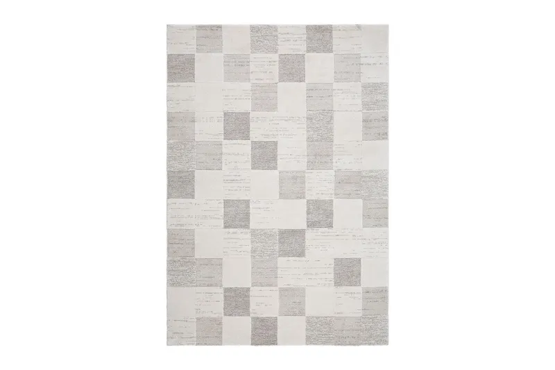 Bella Wiltonmatta 240x340 cm Rektangulär - Grå/Vit — KM Home