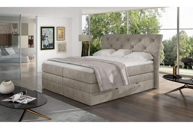 Bellamir Sängpaket 180x200 cm - Beige — Beige