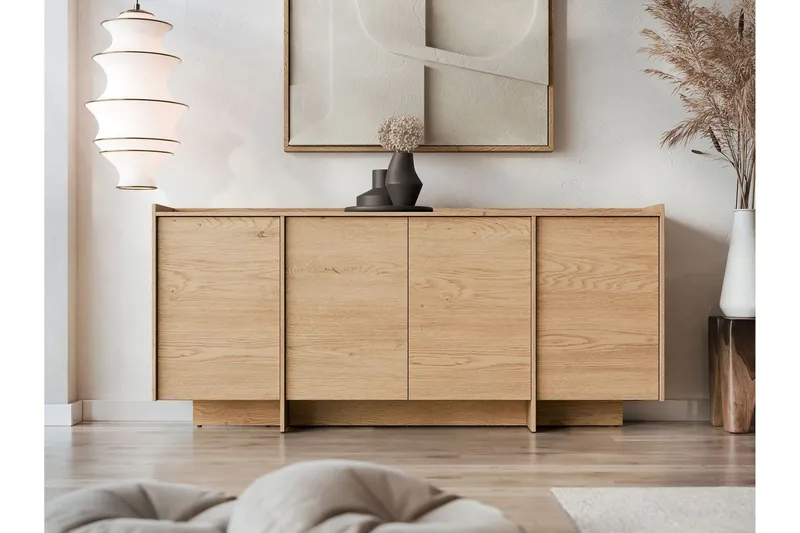 Bellia Skänk 200x38 cm - Brun/Vit — Brun/Vit