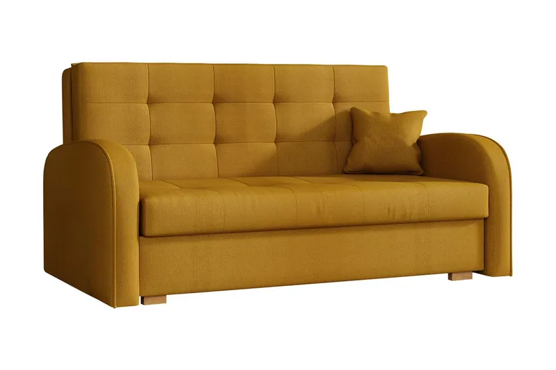 Bensbyn Bäddsoffa 153x98x85 cm - Gul — Gul