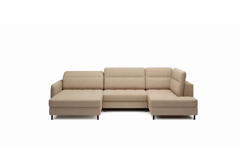 Berrto Soffa med Divan och Schäslong 5-sits - Beige (Art.nr 3019659) — Beige