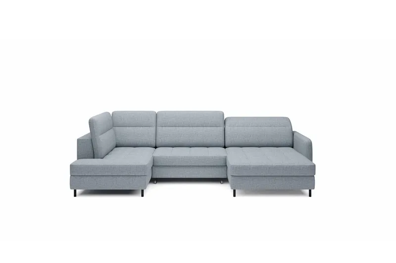 Berrto Soffa med Divan och Schäslong 5-sits - Grå (Art.nr 3019660) — Grå
