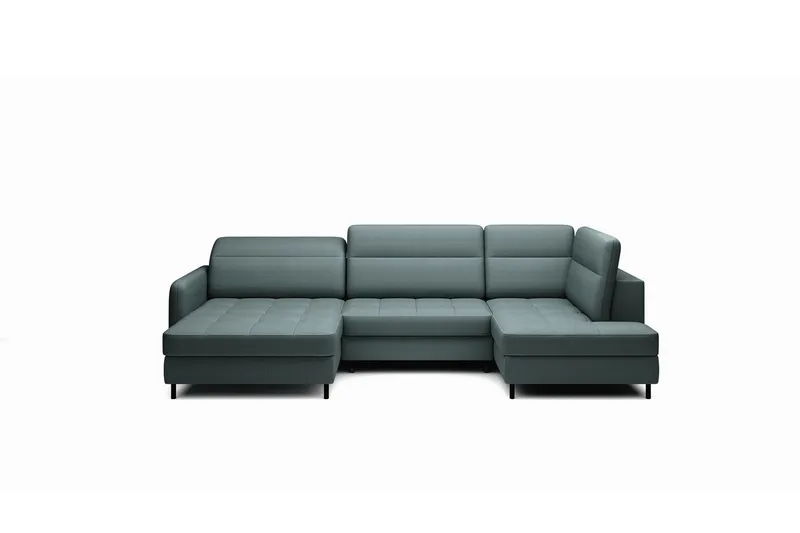 Berrto Soffa med Divan och Schäslong 5-sits - Grå (Art.nr 3019698) — Grå