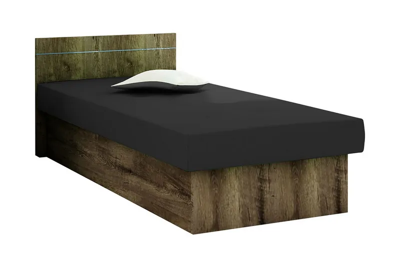Berta Ramsäng 192x80x68 cm - Mörkt trä (Art.nr 1444127) — Bedly
