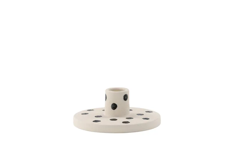 Bette Ljusstake 12x5 cm - Vit — Venture Home