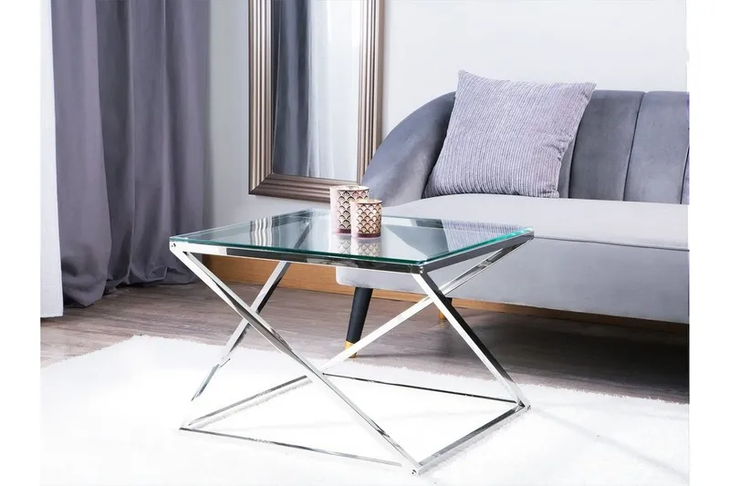Beverly Soffbord 60 cm - Silver — Silver