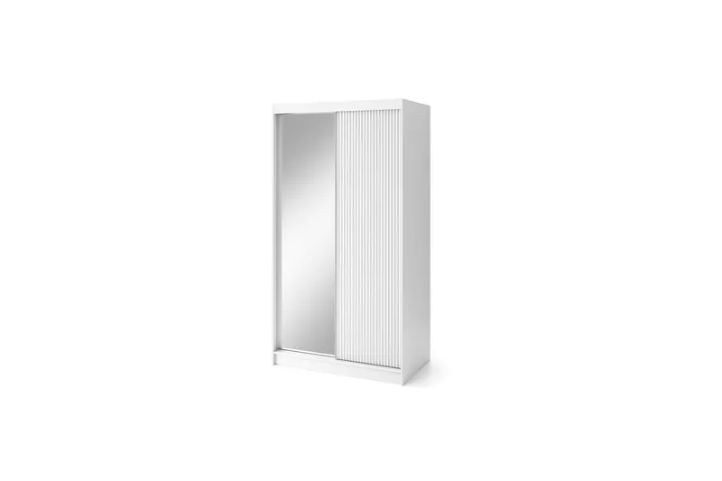 Biancco Garderob med Spegel 120x220 cm - Vit (Art.nr 3055742) — Vit