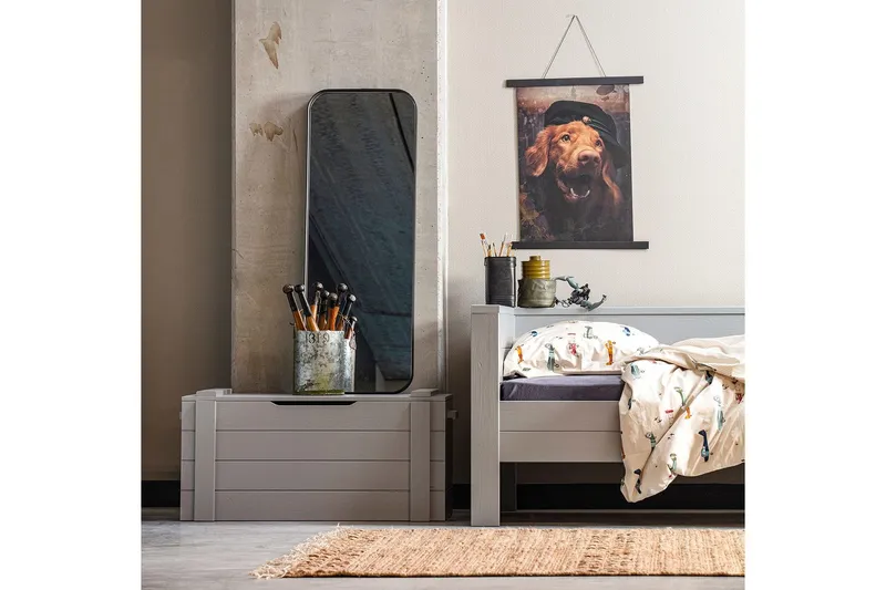 Biella Spegel 40x110 cm - Svart — WOOOD