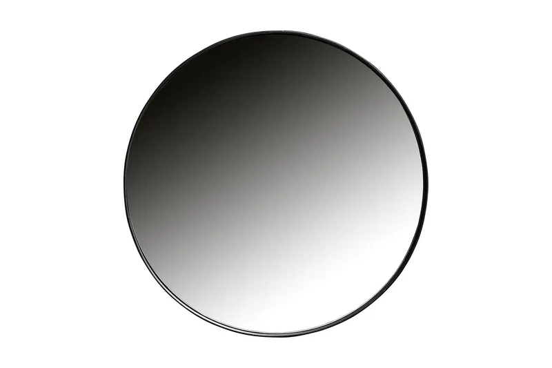 Biella Spegel 50 cm Rund - Svart — WOOOD