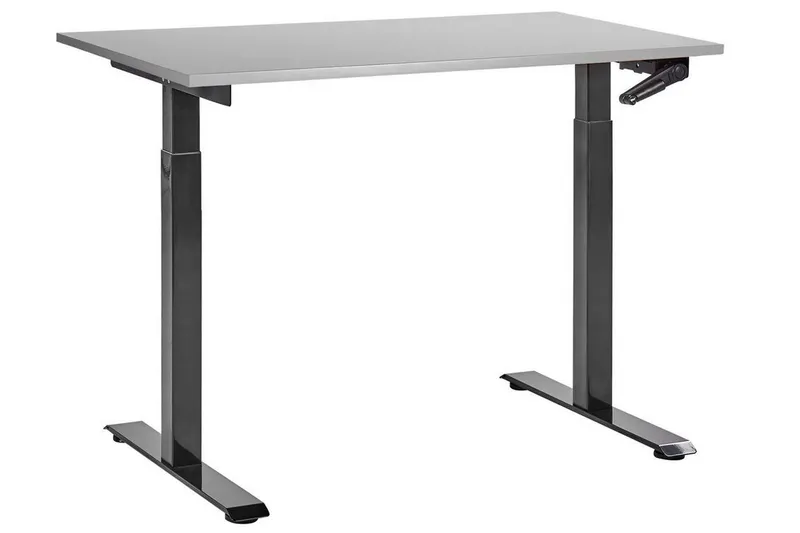 Bina Skrivbord 72x120 cm - Grå/Svart (Art.nr 3070678) — Grå/Svart