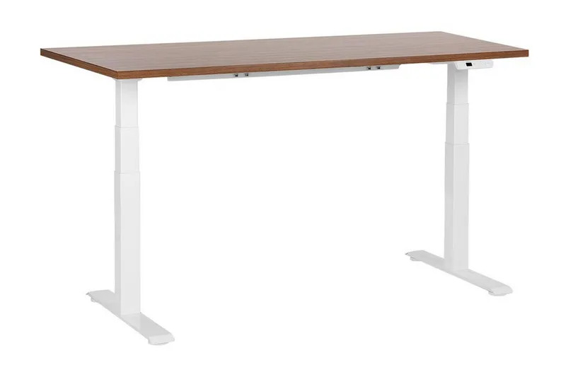 Bina Skrivbord 72x160 cm - Mörkt trä/Vit — Mörkt trä/Vit