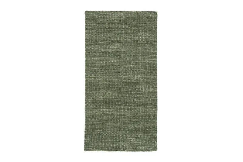 Birka Ullmatta Rektangulär 75x150 cm - Sammetsgrön — KM Home
