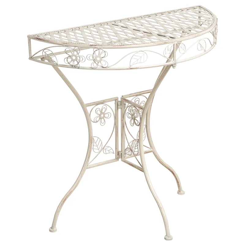 Bistrobord utomhus Yaviza 80 cm Järn - Beige — Beige