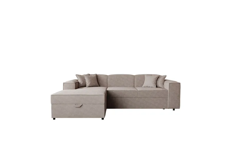 Bizantine Bäddsoffa m. Divan 3-sits - Grå (Art.nr 3098718) — Grå