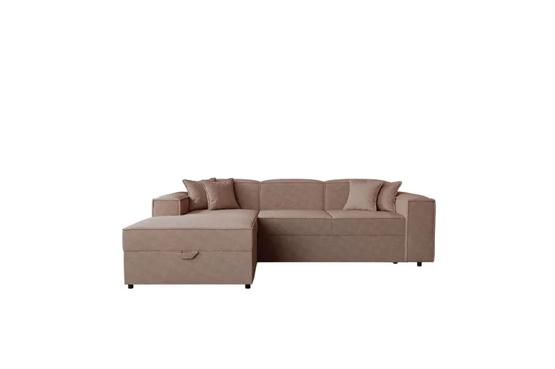 Bizantine Bäddsoffa m. Divan 3-sits - Rosa (Art.nr 3098716) — Rosa