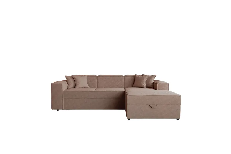 Bizantine Bäddsoffa m. Divan 3-sits - Rosa (Art.nr 3098715) — Rosa