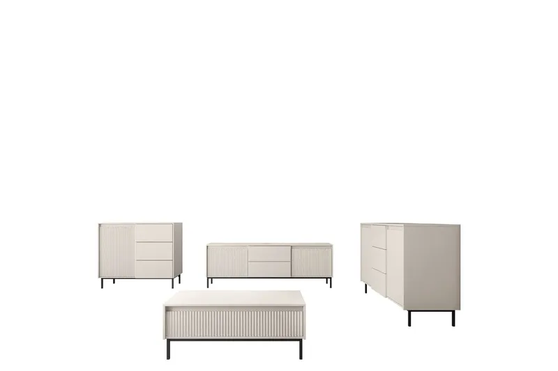 Bjurholm Möbelset För Vardagsrum - Beige (Art.nr 3078142) — Beige