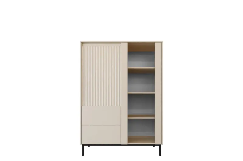 Bjurholm Vitrinskåp 104x146 cm - Beige — Beige