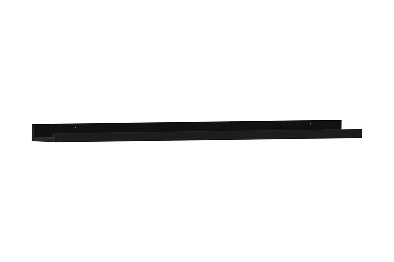 Black Shelf Tavelhylla MDF 150 cm - Svart — Art Link