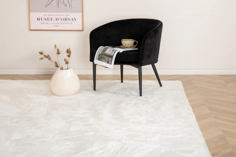 Blanca Flatvävd Matta 200x300 cm - Vit — Venture Home
