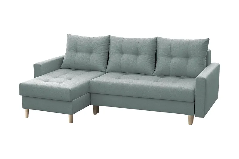 Bodo Divanbäddsoffa 222x140x90 cm - Grå (Art.nr 456254) — Grå