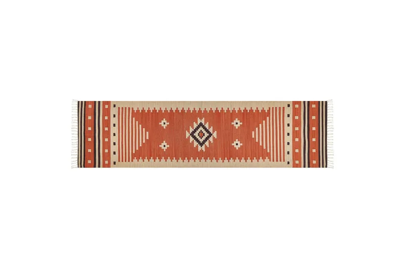 Bomullsmatta Gavar 80x300 cm - Orange — Orange