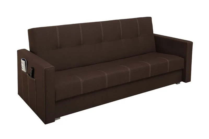 Bona Bäddsoffa 214x89x88 cm - Brun — Brun