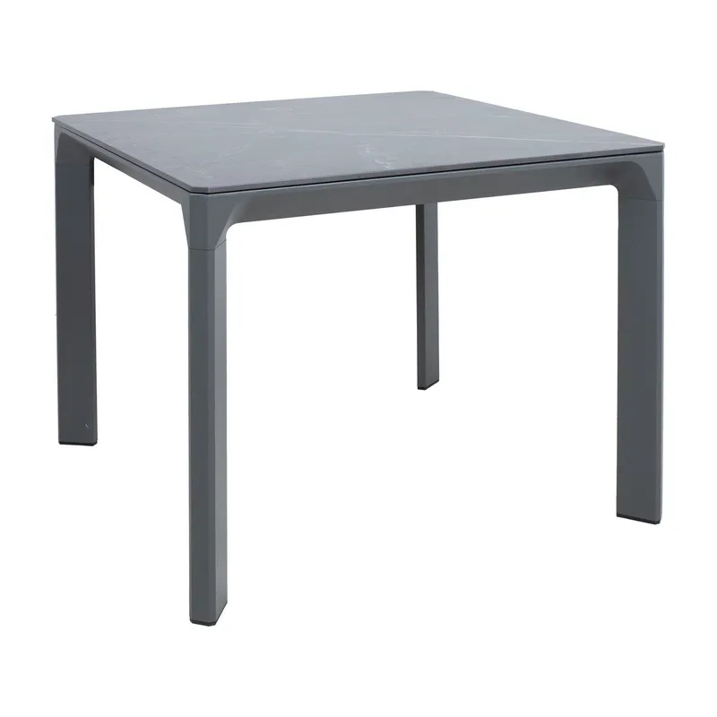 Bord Carves antracit 90x90x75 cm - antracit — antracit