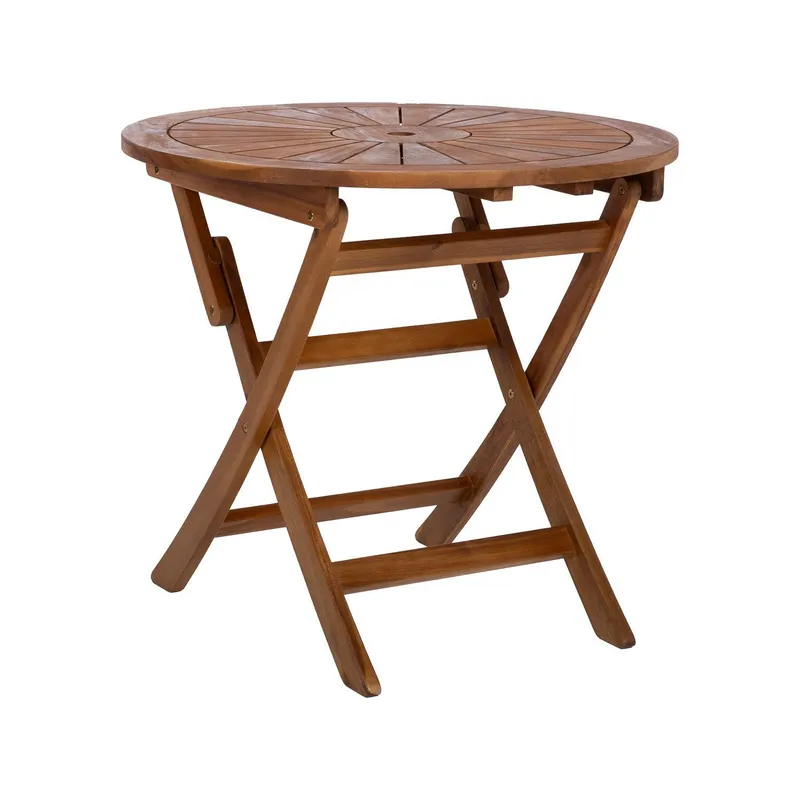 Bord Fabiola D80x72 cm Akacia - brun — brun