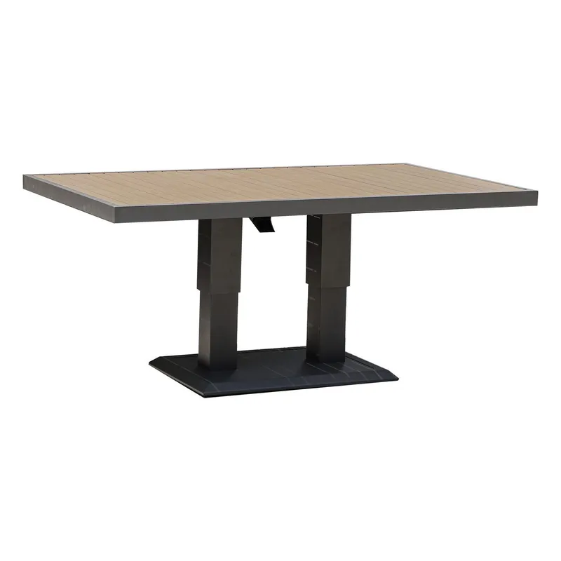 Bord Parker 150x90x52-75 cm - Grå — Grå