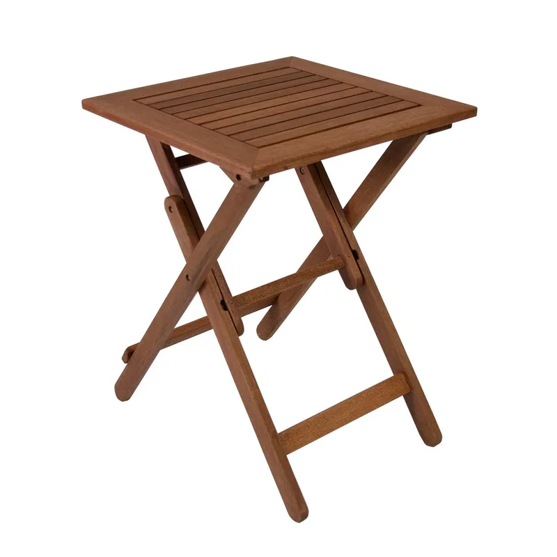 Bord Rouen 50x50x68 cm meranti - brun — brun