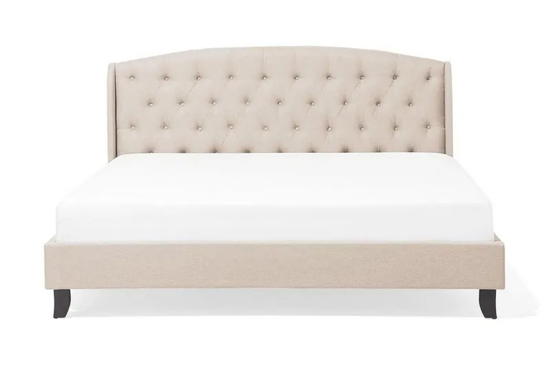 Bordeau Dubbelsäng 180 \| 200 cm - Beige — Bedly