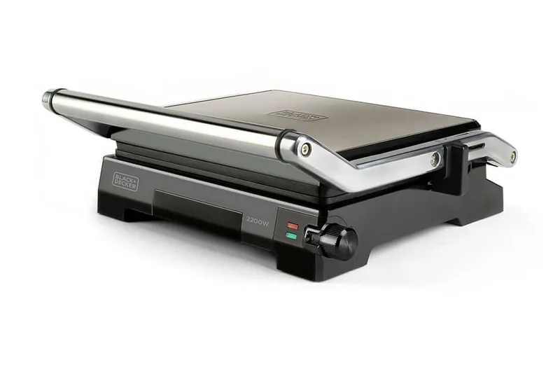 Bordsgrill Black+Decker Temp Control 2200W Borstat Stål - Grå — Black+Decker