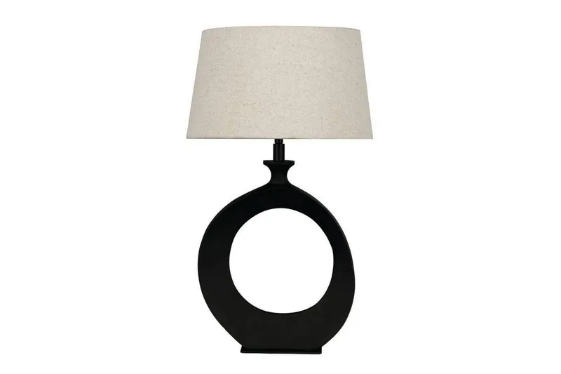 Bordslampa Eglo Diezma Svart/Natur 52 cm - 52 cm — 52 cm
