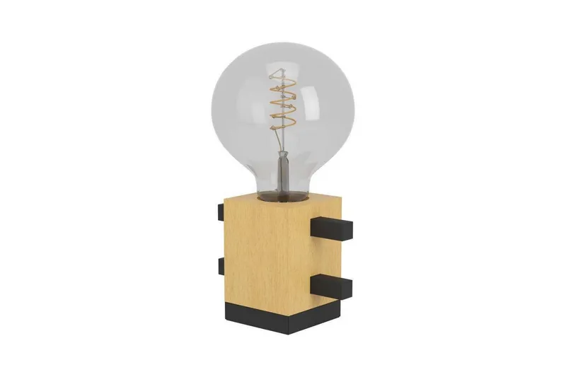 Bordslampa Eglo Levantara Svart/Trä — Eglo