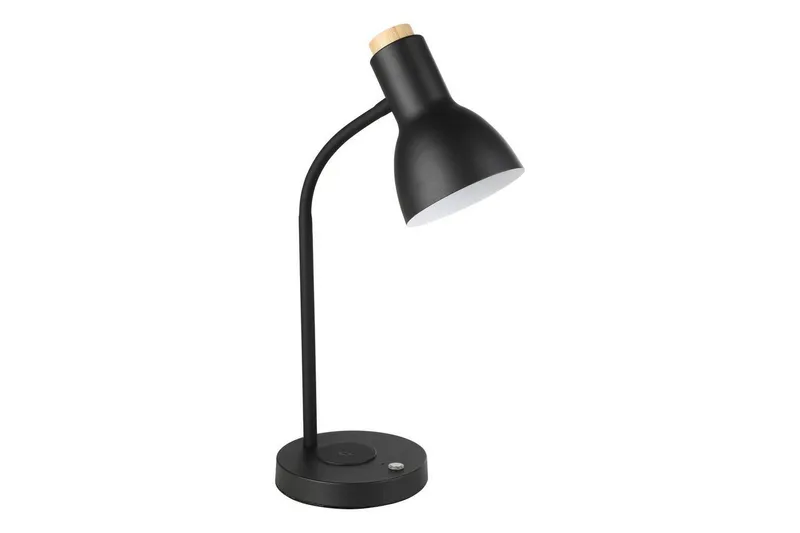 Bordslampa Eglo Veradal-Qi med Touch - Svart/Brun — Eglo