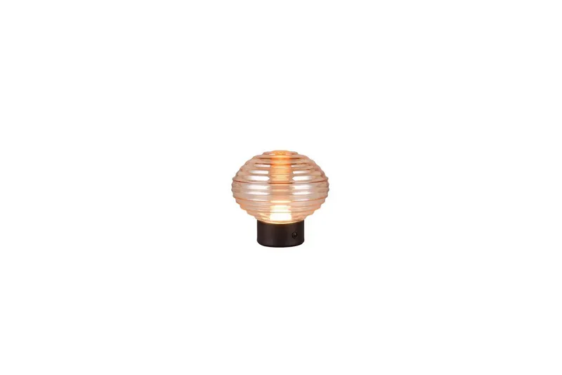 Bordslampa TRIO Earl Mattsvart/bärnsten - Mattsvart/bärnsten — Trio Lighting