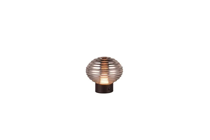 Bordslampa TRIO Earl Mattsvart/rök - Mattsvart/rök — Trio Lighting