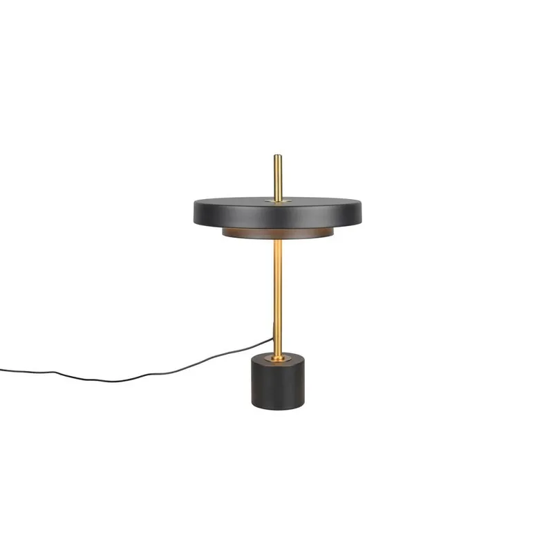 Bordslampa TRIO Keaton - Mattsvart/Mässing — Trio Lighting