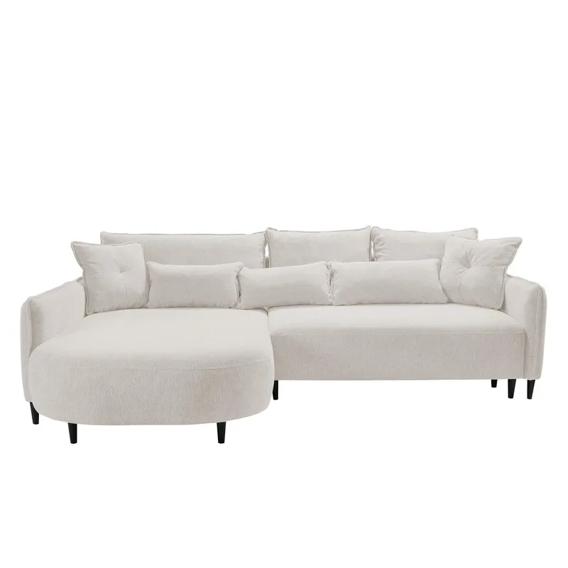 Bornalle 3-sits Bäddsoffa med divan - beige (Art.nr 3433729) — beige