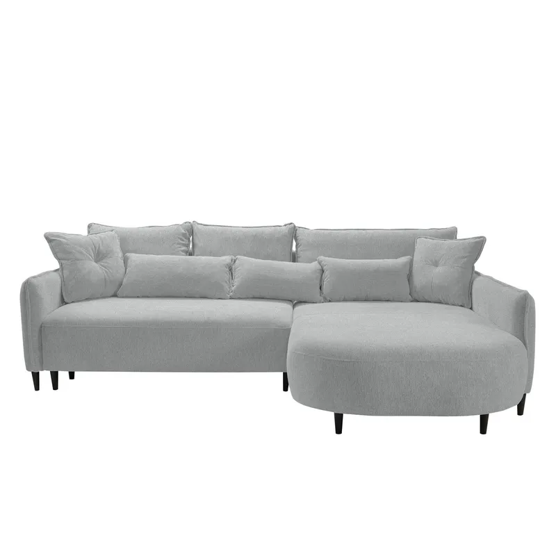 Bornalle 3-sits Bäddsoffa med divan - grå (Art.nr 3433727) — grå