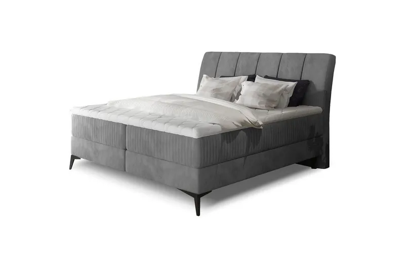 Boxfjäder Eltap Aderito - 140x200 cm, Jasmine 90, Jasmine 90 Pasy 2, Grå — 140x200 cm, Jasmine 90, Jasmine 90 Pasy 2, Grå