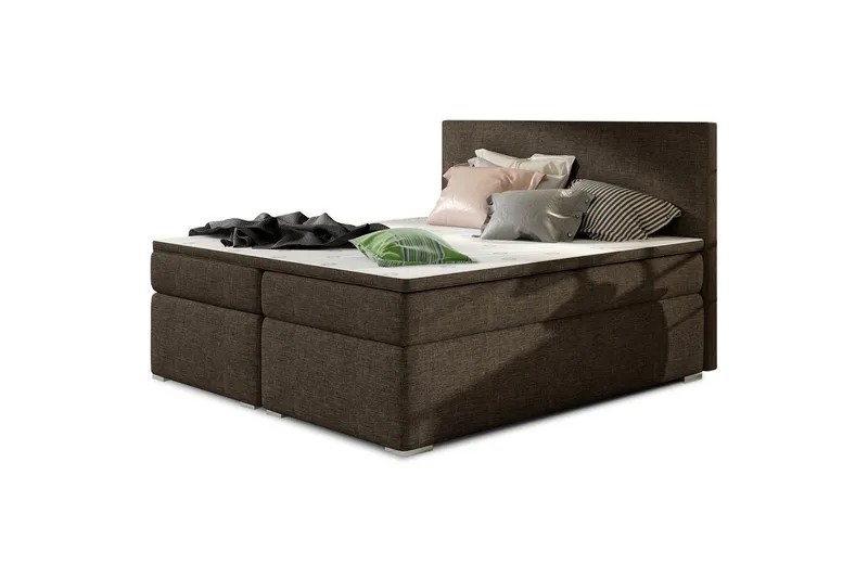 Boxspring Eltap Divalo - Sawana 26, Brun, 140x200 cm — Sawana 26, Brun, 140x200 cm
