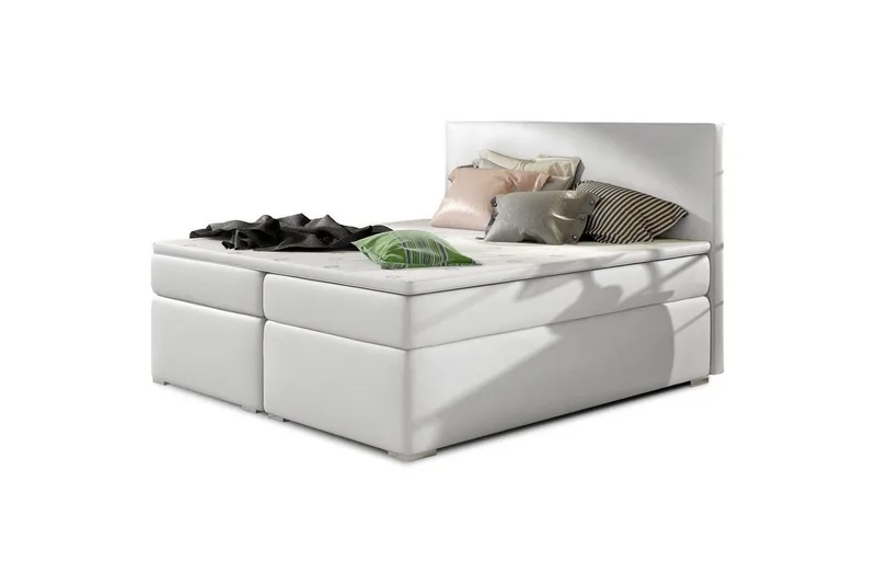 Boxspring Eltap Divalo - Soft 17, Vit, 140x200 cm — Soft 17, Vit, 140x200 cm